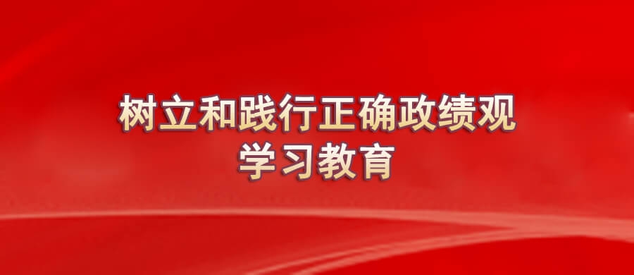树立和践行正确政绩观学习教育